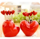 Nĩa ghim trái cây hình trái tim